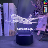 Lampe 3D Avion personnalisable