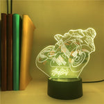 Lampe 3D <br> Moto GP