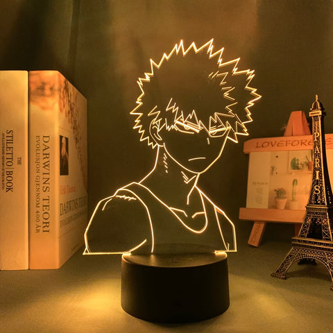 Lampe 3D My Hero Academia Katsuki Bakugo Méchant