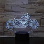 Lampe 3D Moto Harley