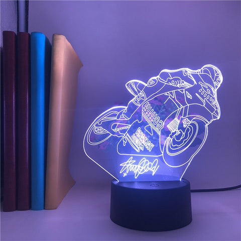 Lampe led 3D Moto GP