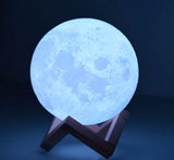 Lampe 3D <br> Lune