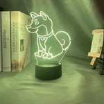 Lampe 3D chien japonais