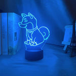 Lampe 3d chien shiba 
