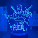 Lampe 3D Deadpool marvel