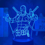 Lampe 3D Deadpool marvel