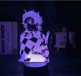 Lampe 3D Demon Slayer Tanjirô bleu