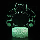 Lampe 3D Pokémon Ronflex vert