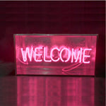 Lampe néon welcome