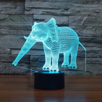 Lampe 3D Éléphant