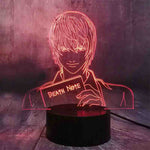 Lampe 3D Death Note Yagami Light rouge