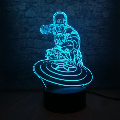 Lampe Captain America 
