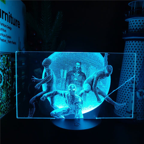 Lampe 3D Spider-man doctor strange