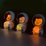 Veilleuse Chat Astronaute