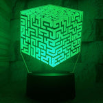 Lampe 3D Minecraft Block