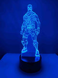 Lampe 3D fortnite skin squelette