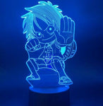 Lampe 3D One piece Luffy Gomu Gomu