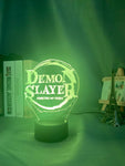 Lampe 3D Demon Slayer logo
