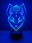 lampe 3d fortnite Kitsune masque bleu