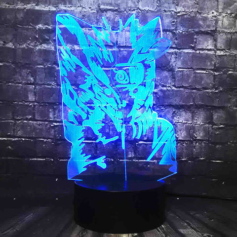 Lampe 3D Naruto Kyubi