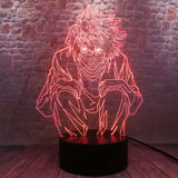 Lampe 3D Death Note L Lawliet rouge