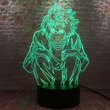 Lampe 3D Death Note L Lawliet vert