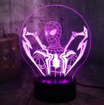 Lampe 3D Spiderman Homecoming buste