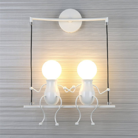 Lampe design deux ampoules