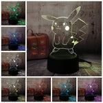 Lampe 3D Pokémon 7 couleurs
