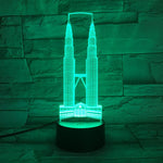 Lampe 3D tours Petronas 