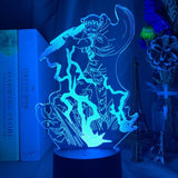 Lampe 3D One Piece Trafalgar bleu