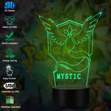 Veilleuse 3D Pokémon GO Mystic