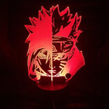 Lampe 3D Naruto Sasuke