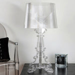 Lampe de table Baroque transparent