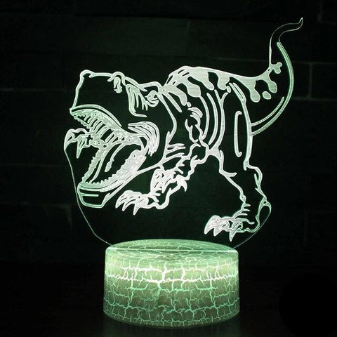 Lampe 3D T-Rex Agressif