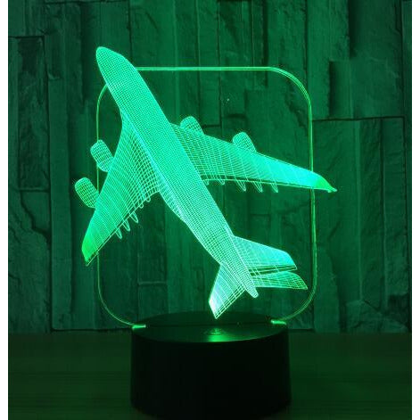 Lampe 3D avion décollage 