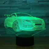 Veilleuse 3D voiture sport 