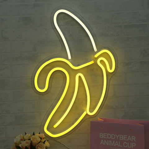 Lampe Néon Banane 