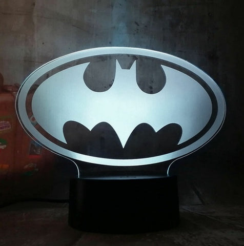 Lampe 3D DC Comics Symbole Batman
