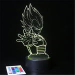 Lampe 3D <br> Dragon Ball Z Végéta