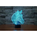 Lampe 3D cheval 