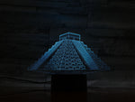 Lampe 3D monument pyramide maya