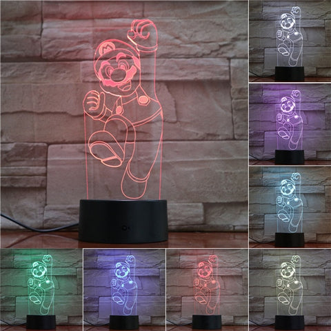 Lampe 3D Super Mario