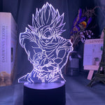 Lampe 3D Dragon Ball Z Kamehameha blanc