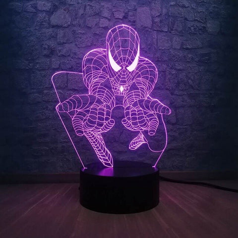 Lampe 3D Avengers Spiderman