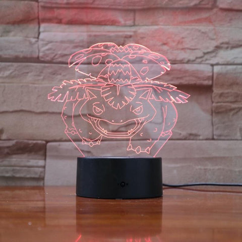 Lampe 3D Pokemon Florizarre