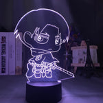 Lampe 3D Attaque Des Titans Levi Mignon Blanc