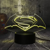 Lampe 3D DC Comics Batman vs Superman