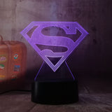 Lampe 3D DC Comics Symbole Superman