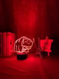 Lampe Avatar Bison Volant rouge